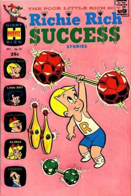 Richie Rich Success Stories 10 - Poor - Diamond - Gloria - Little Dot - Pins