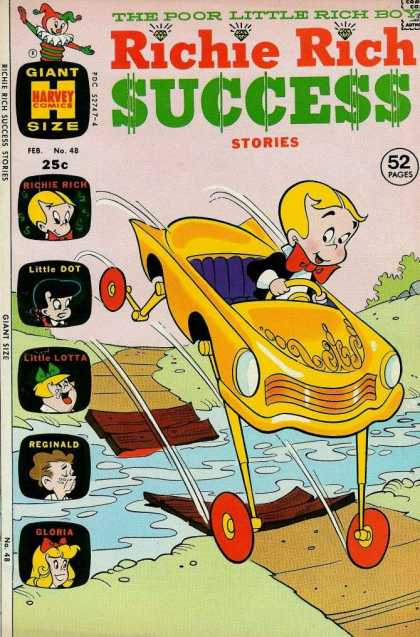 Richie Rich Success Stories 48 - Bridge - River - Little Lotta - Little Dot - Reginald