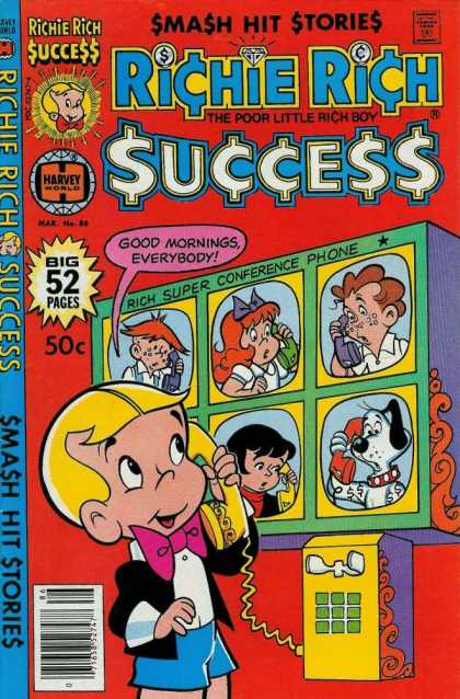 Richie Rich Success Stories 86 - Richie Rich - Smash Hit - Conference - Phone - Success