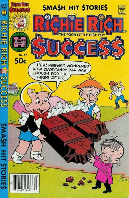 Richie Rich Success Stories 97 - Candy Richness - Candy Bar Hustle - Richies Candy Caper - Teamwork - Candy Drive Gone Wild