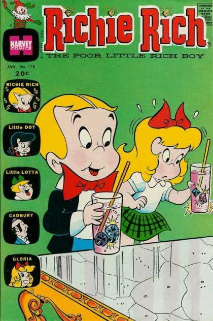 Richie Rich 118 - Gloria - Cadbury - Little Dot - Little Lotta - Gems