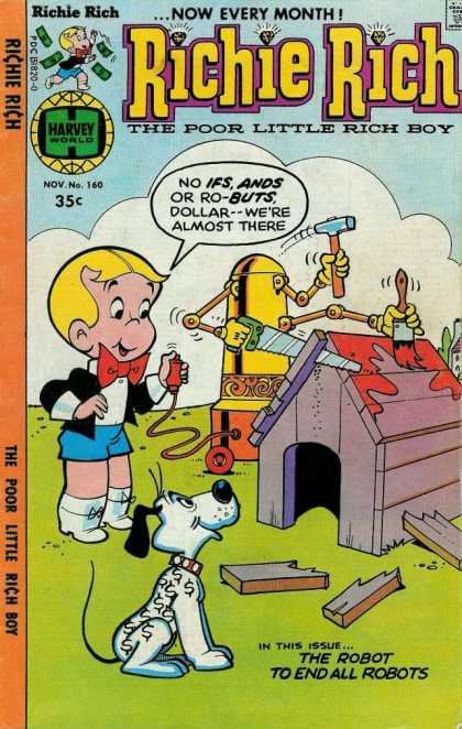 Richie Rich 160 - Robot - Dog House - Hammer - Paint - Saw