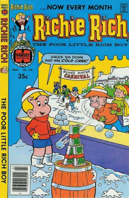 Richie Rich 176 - Winter - Money - Kids - Snow - Play