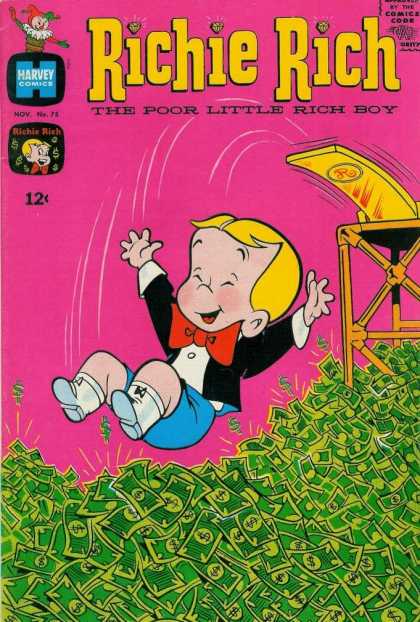 Richie Rich 75 - Rich Boy - Money - Bright Comic - Classic Comic - Having Fun