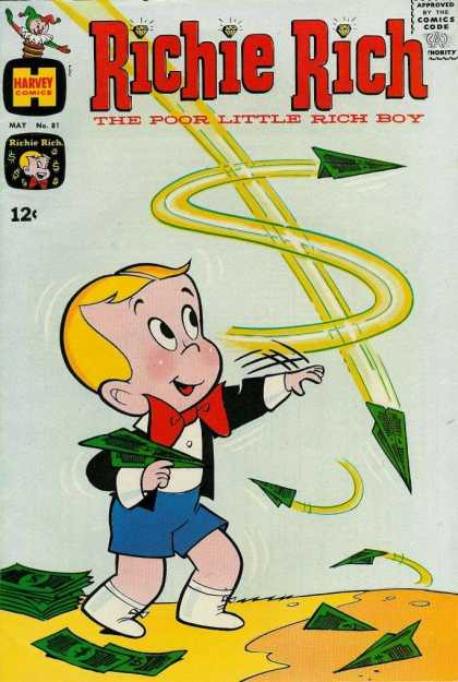 Richie Rich 81 - Money - Child - Billionaire - Dollar - Wealth