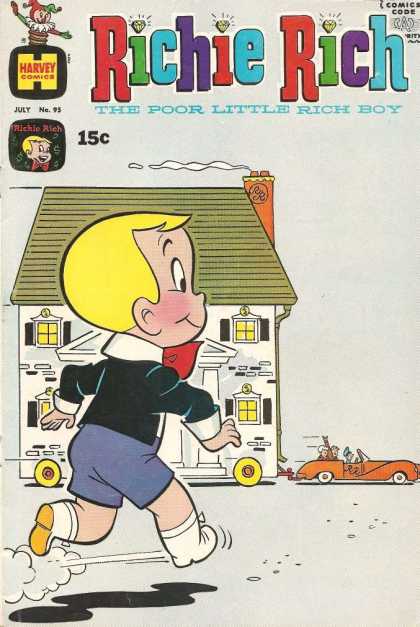 Richie Rich 95 - Harvey - 15 Cents - House - Blonde - Boy