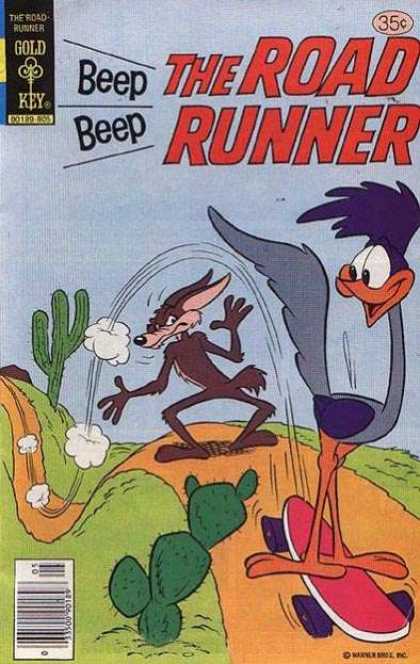 Road Runner 71 - Beep Beep - Gold Key - Cactus - Animal - Path