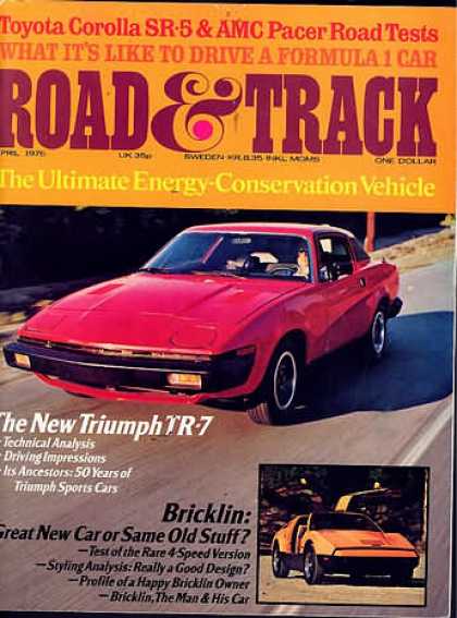 Road & Track - April 1975