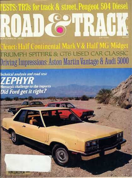 Road & Track - September 1977