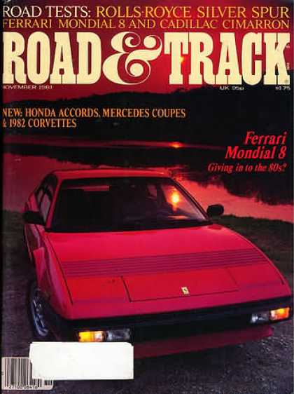 Road & Track - November 1981
