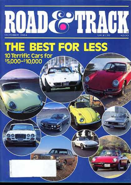 Road & Track - October 1984