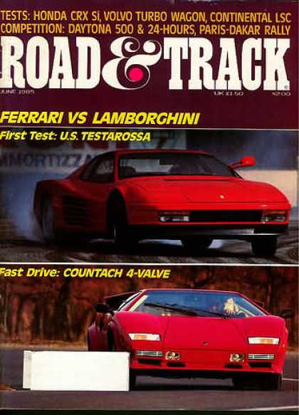 Road & Track - June 1985