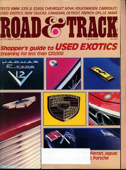 Road & Track - October 1985