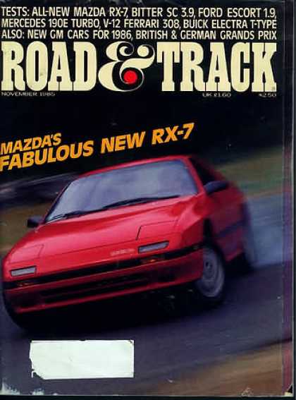 Road & Track - November 1985