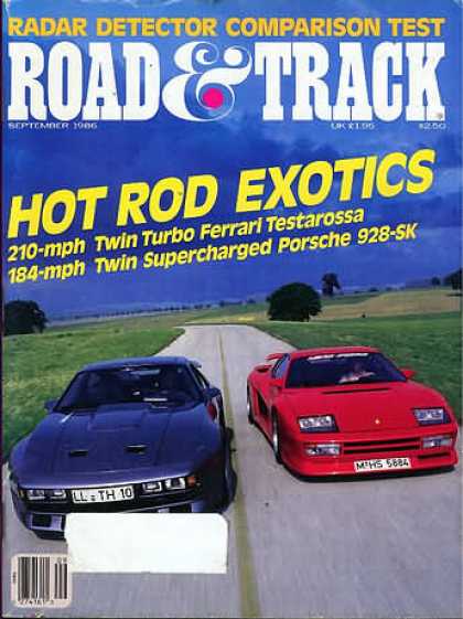 Road & Track - September 1986