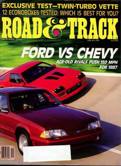 Road & Track - October 1986
