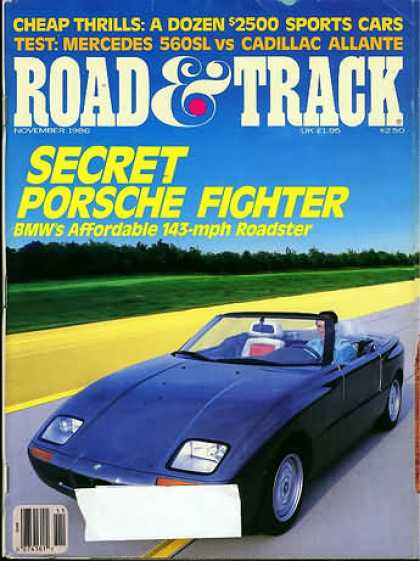 Road & Track - November 1986
