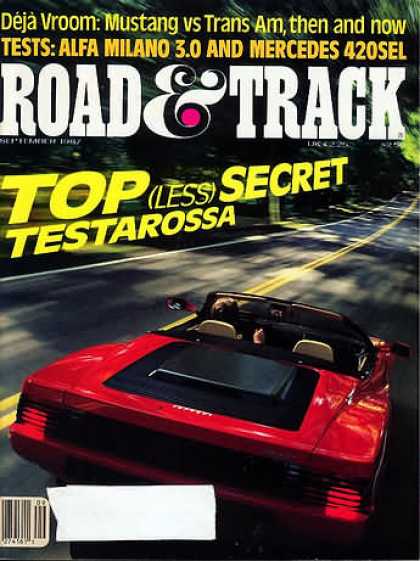 Road & Track - September 1987