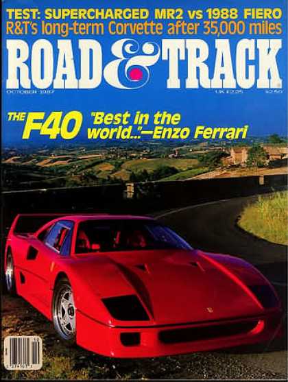Road & Track - October 1987
