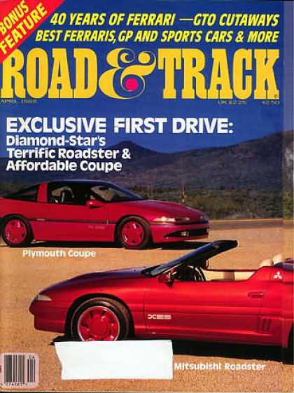 Road & Track - April 1988