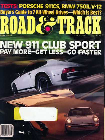 Road & Track - May 1988
