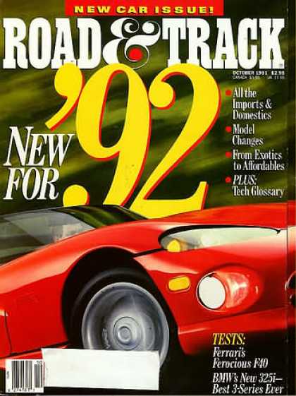 Road & Track - October 1991