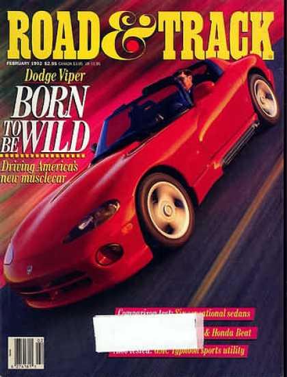 Road & Track - February 1992