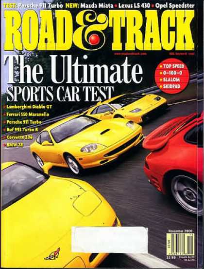 Road & Track - November 2000