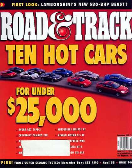 Road & Track - November 2001