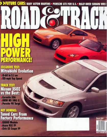 Road & Track - March 2003