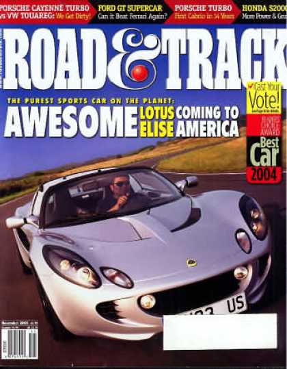 Road & Track - November 2003