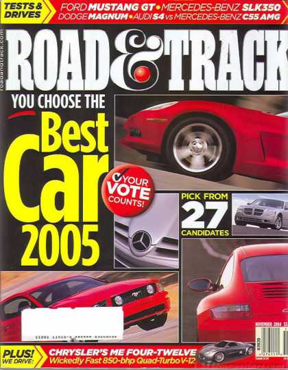 Road & Track - November 2004