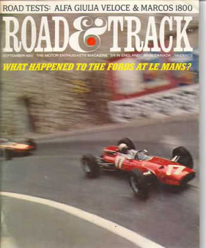 Road & Track - September 1965