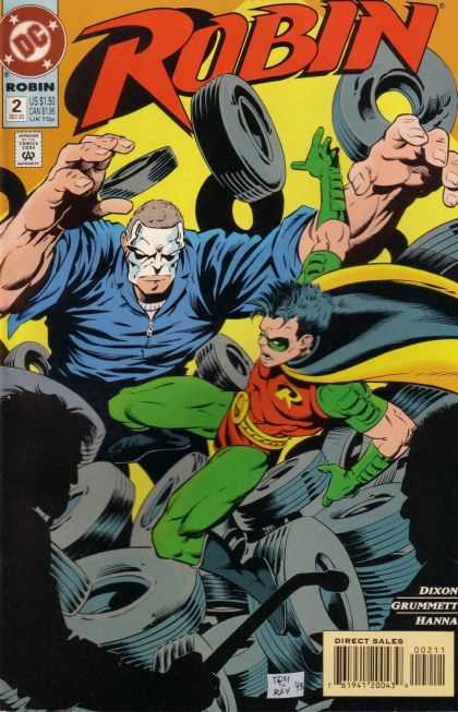 Robin 2 - Giant Mask Man - Tires - Big Hands - Shadows - Boots - Brian Bolland, Tom Grummett