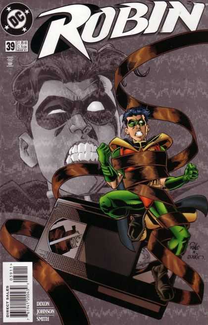 Robin 39 - When Film Kills - Troubled Technology - Film Attacks - Tied Up In Film - Fighting Film - Mike Wieringo, Terry Austin