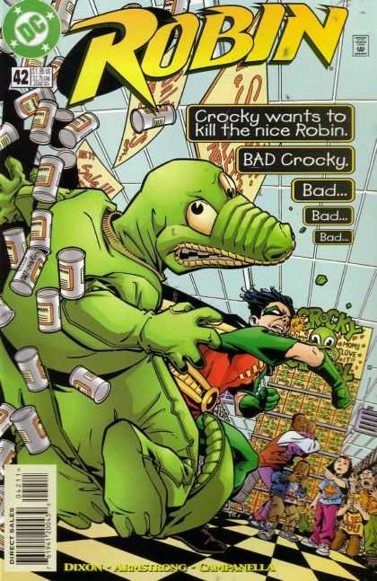 Robin 42 - Monster - Cans - Grocery - Bad Crocky - Kids - Terry Austin