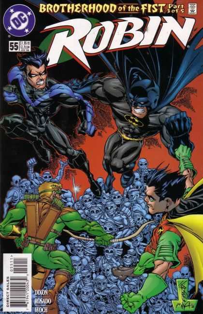 Robin 55 - Brotherhood Of The Fist Part 3 Of 5 - 55 - Batman - Green - Mummies - Jason Johnson