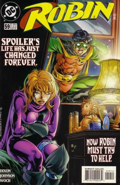 Robin 59 - Dc Comics - 59 - Spoiler - Dixon Johnson Woch - Direct Sales - Staz Johnson