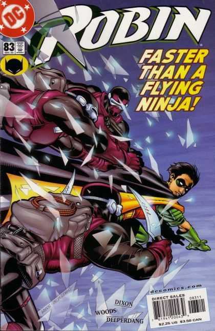 Robin 83 - Flying Ninja - Ninja Comics - Dc Comics - Dixon - Woods