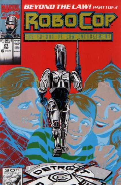 Robocop 21 - Marvel - November - Beyond The Law - Weapon - People - Lee Sullivan