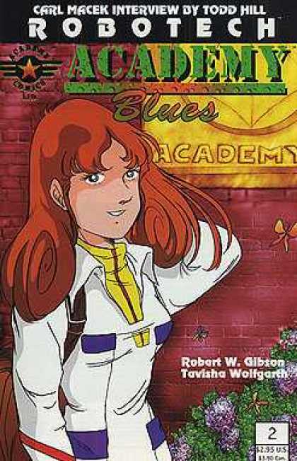 Robotech: Academy Blues 2 - Carl Macek - Todd Hill - Girl - Academy Comics - Robart Wgibson
