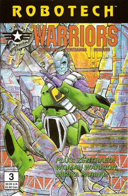 Robotech Warriors 3 - Warriors - Spangler - Peneranira - Woman Warrior - Zentraed