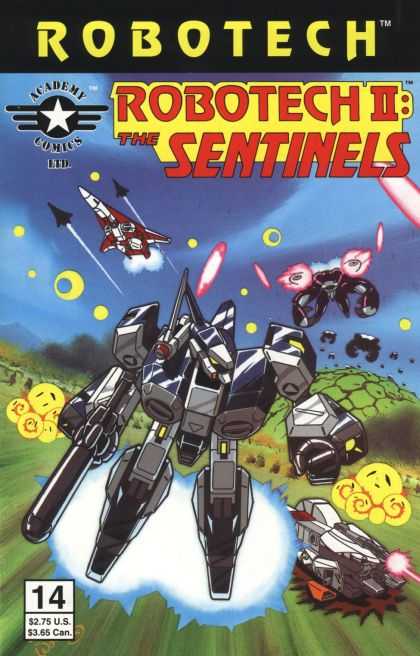 Robotech 14 - The Sentinels - Robots - Planes - Missiles - Sky