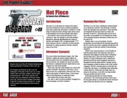 Role Playing Games - Modern Dispatch (#23): Hot Piece