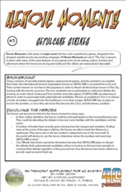 Role Playing Games - Heroic Moments #5: SEPULCHRE Strikes