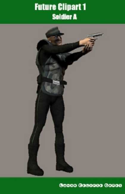 Role Playing Games - Future Clipart 1 - Soldier A