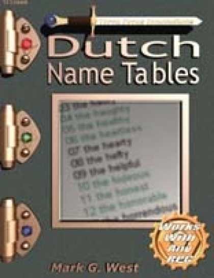 Role Playing Games - Dutch Name Tables