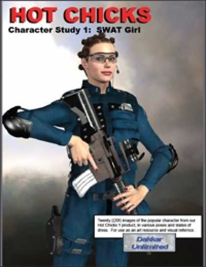 Role Playing Games - Hot Chicks Character Sketches 1: SWAT Girl