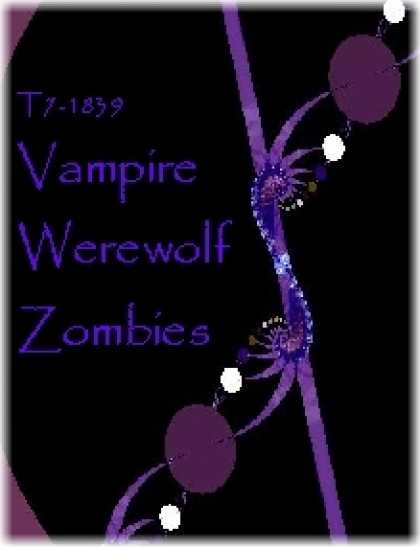 Role Playing Games - T7-1839 Vampire Werewolf Zombies