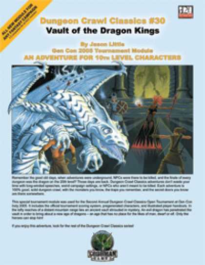 Role Playing Games - Dungeon Crawl Classics #30: Vault of the Dragon Kings